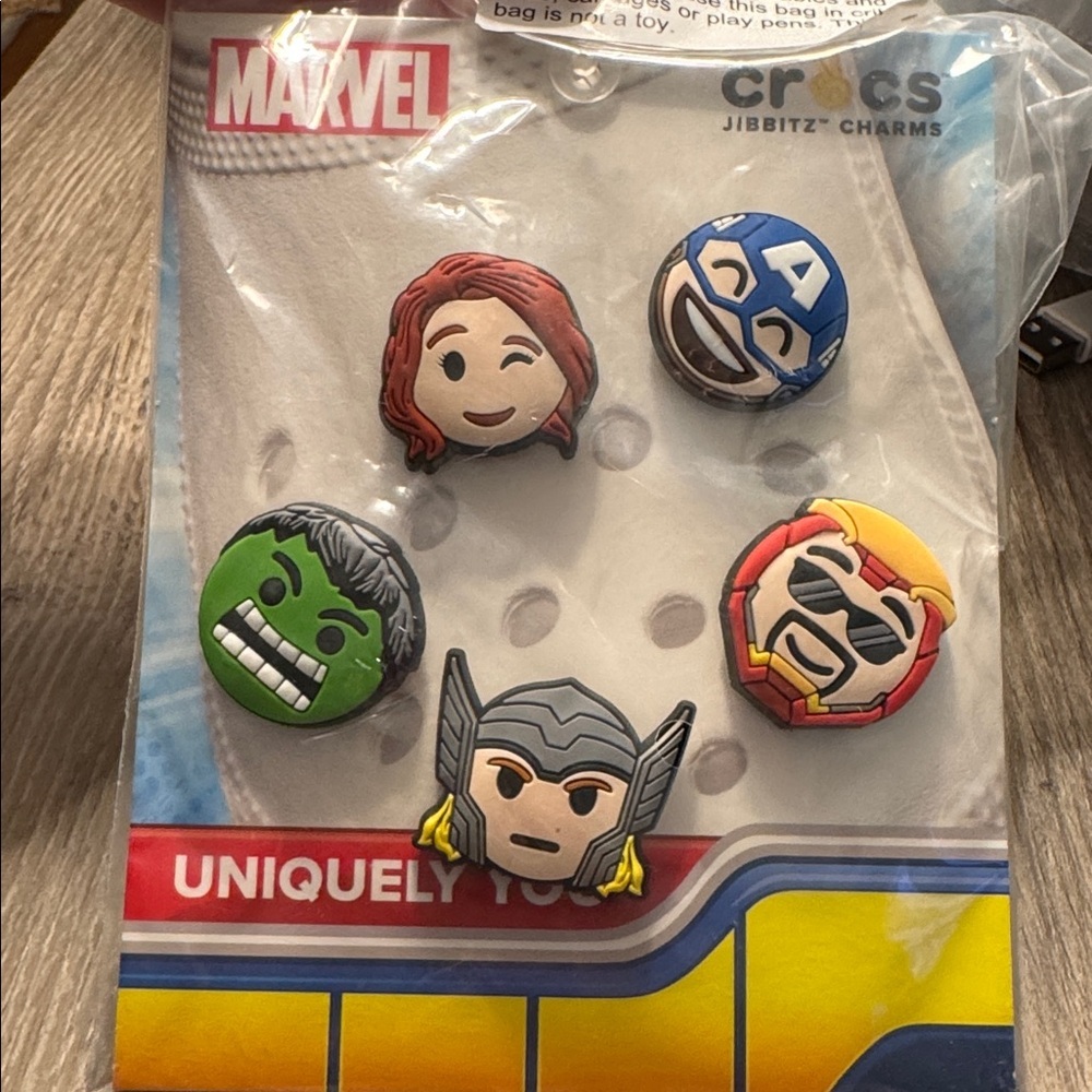 Marvel Crocs Jibbitz Charms Set